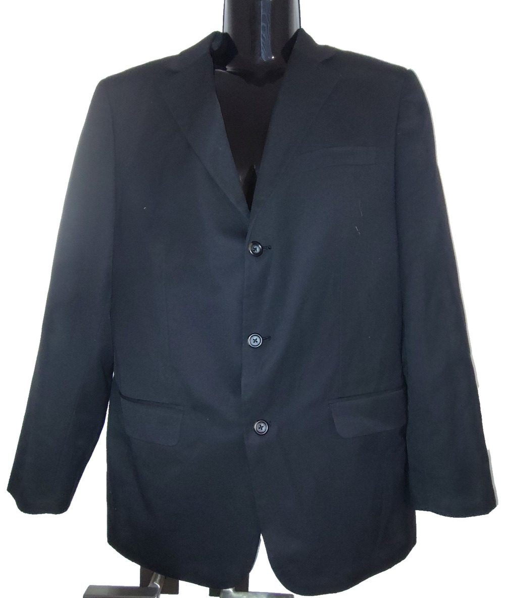 Merona Men’s Black Classic Style Blazer Jacket Size 40R BG19